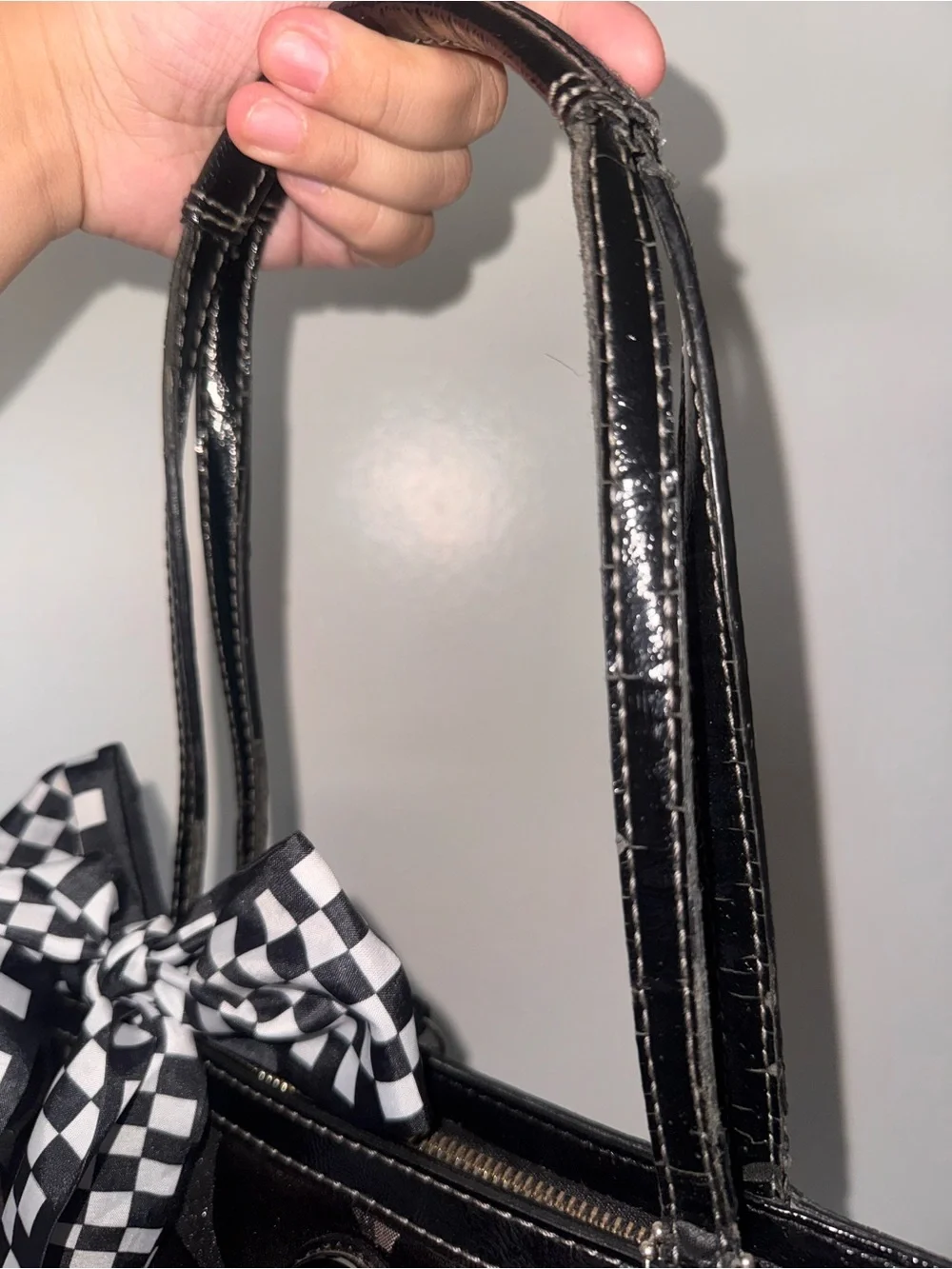 Coach signature monogram tote bag